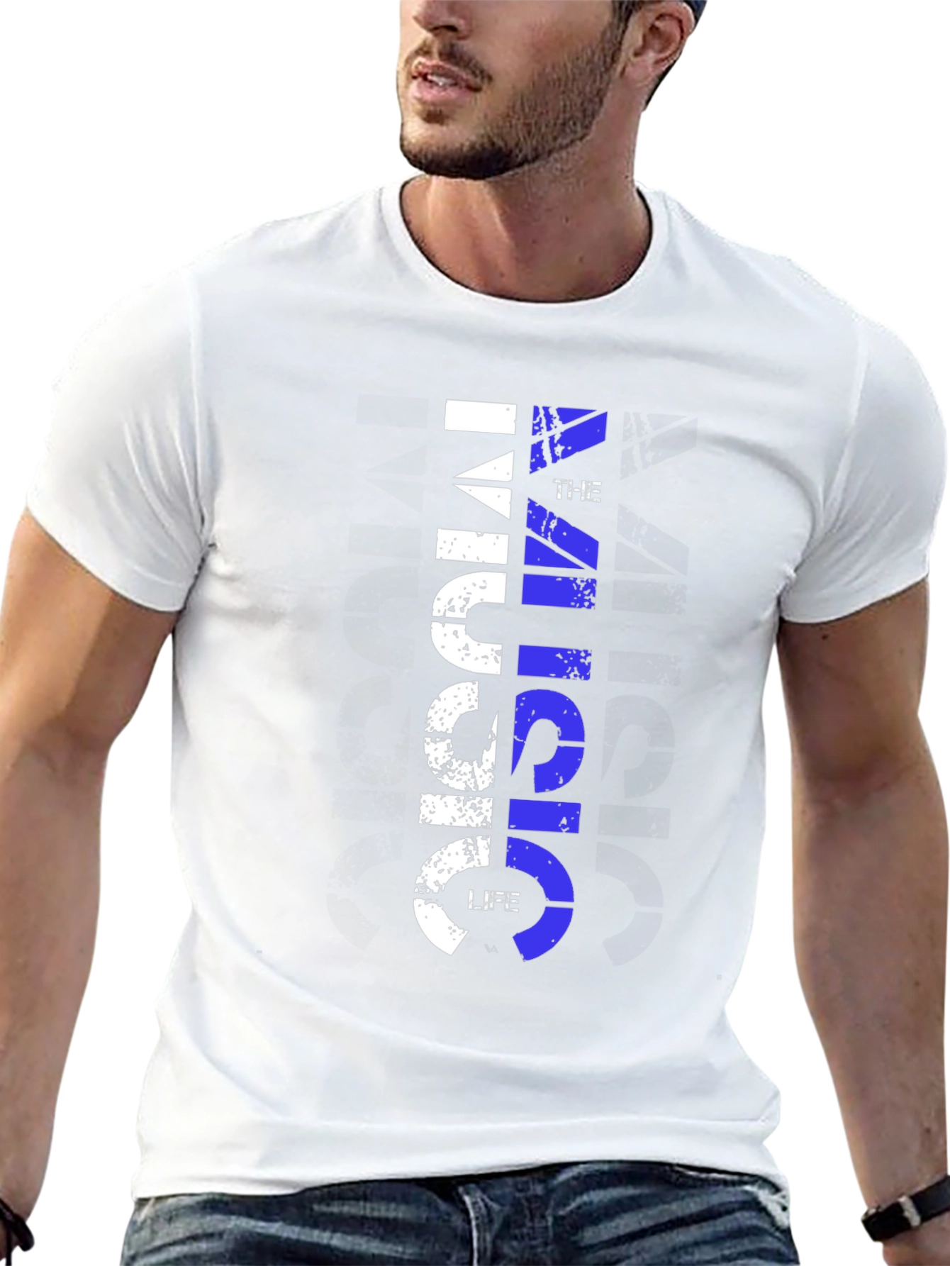 Music is Life Mens Graphic Tee