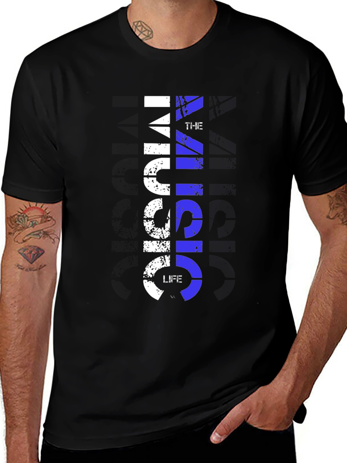 Music is Life Mens Graphic Tee