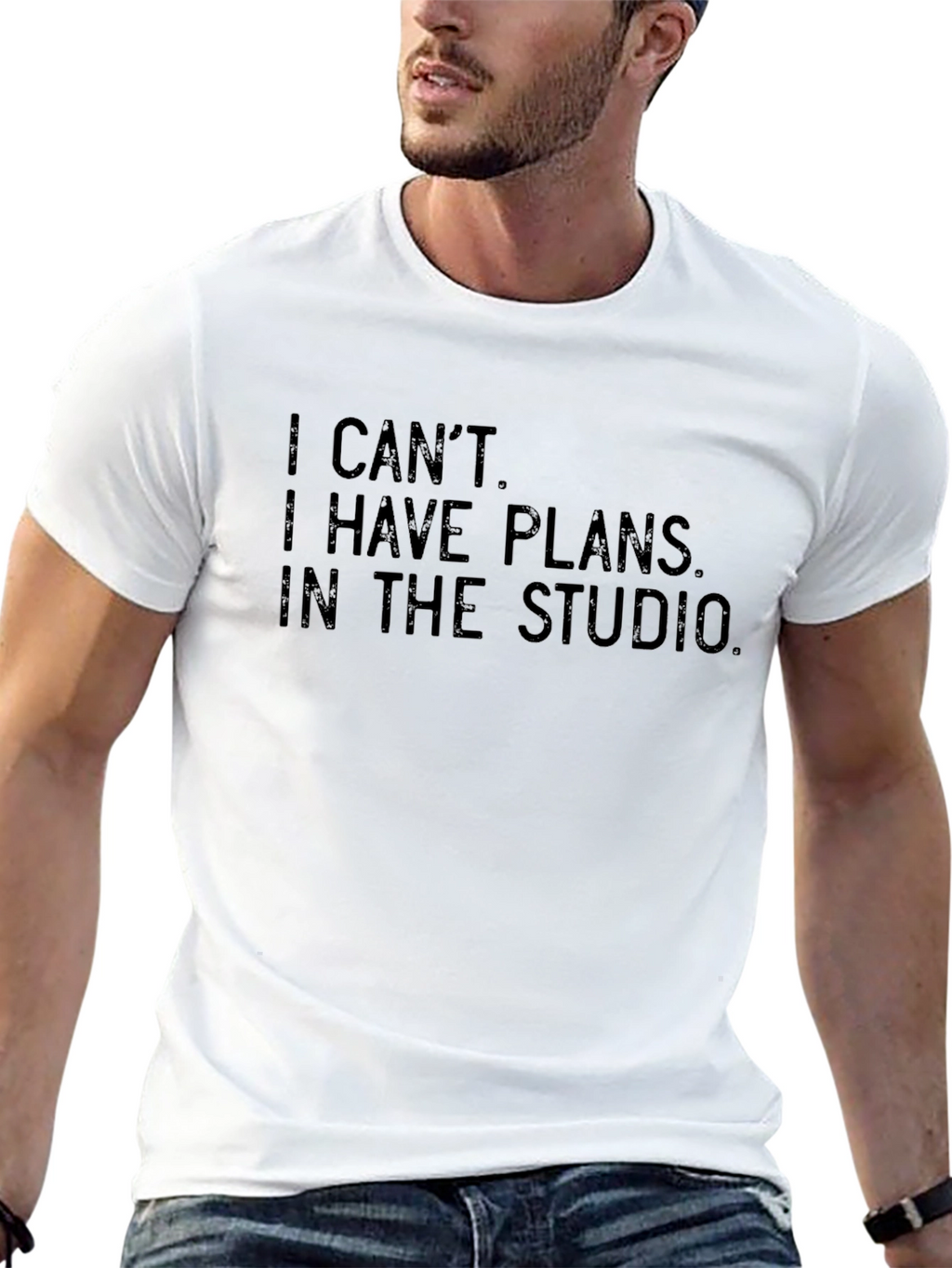 Studio Plans Graphic Tee - Soft Black T-Shirt