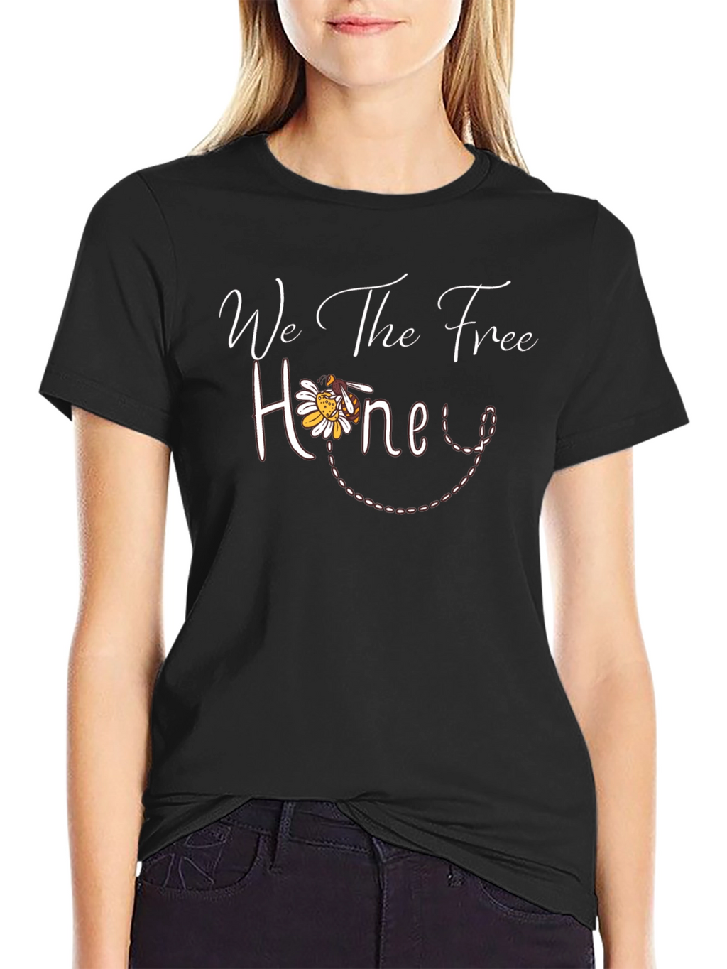 We The Free Honey Graphic Tee - Black