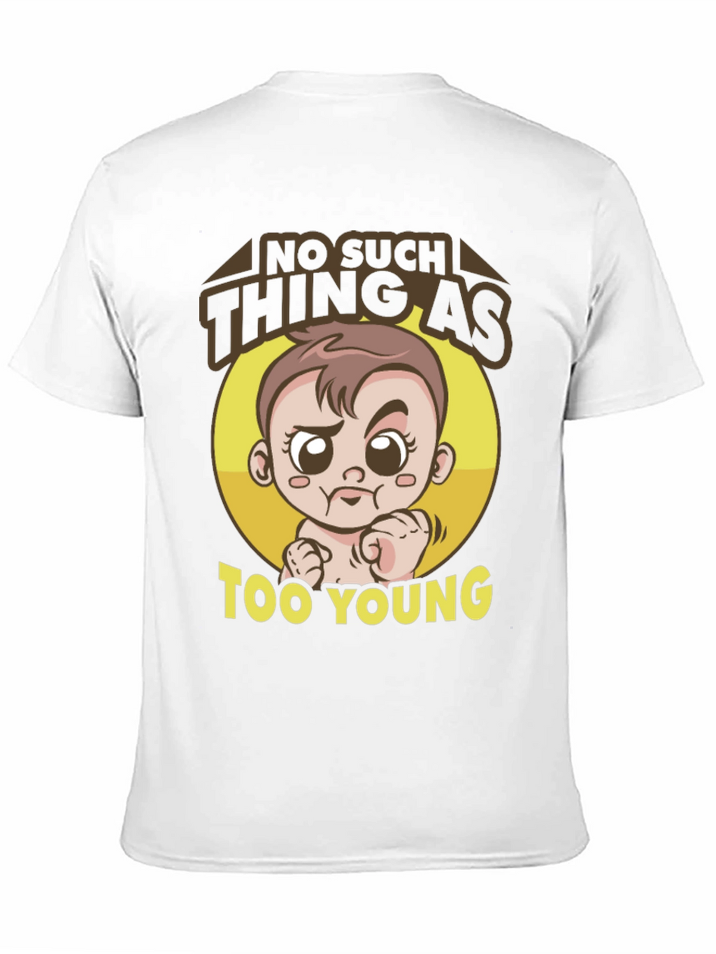 Funny Baby Graphic Tee - Too Young T-Shirt