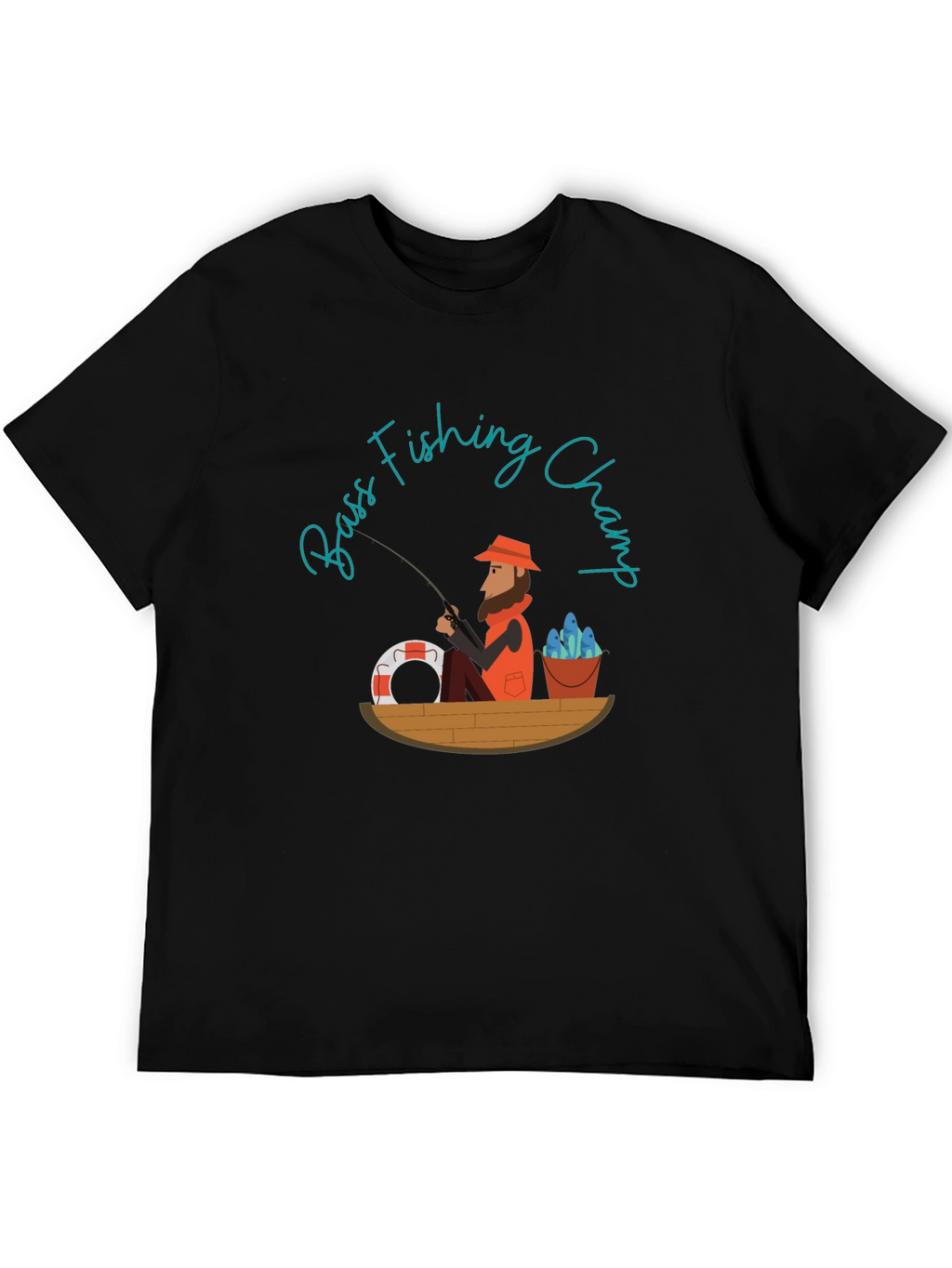 Bass Fishing Champ Graphic Tee