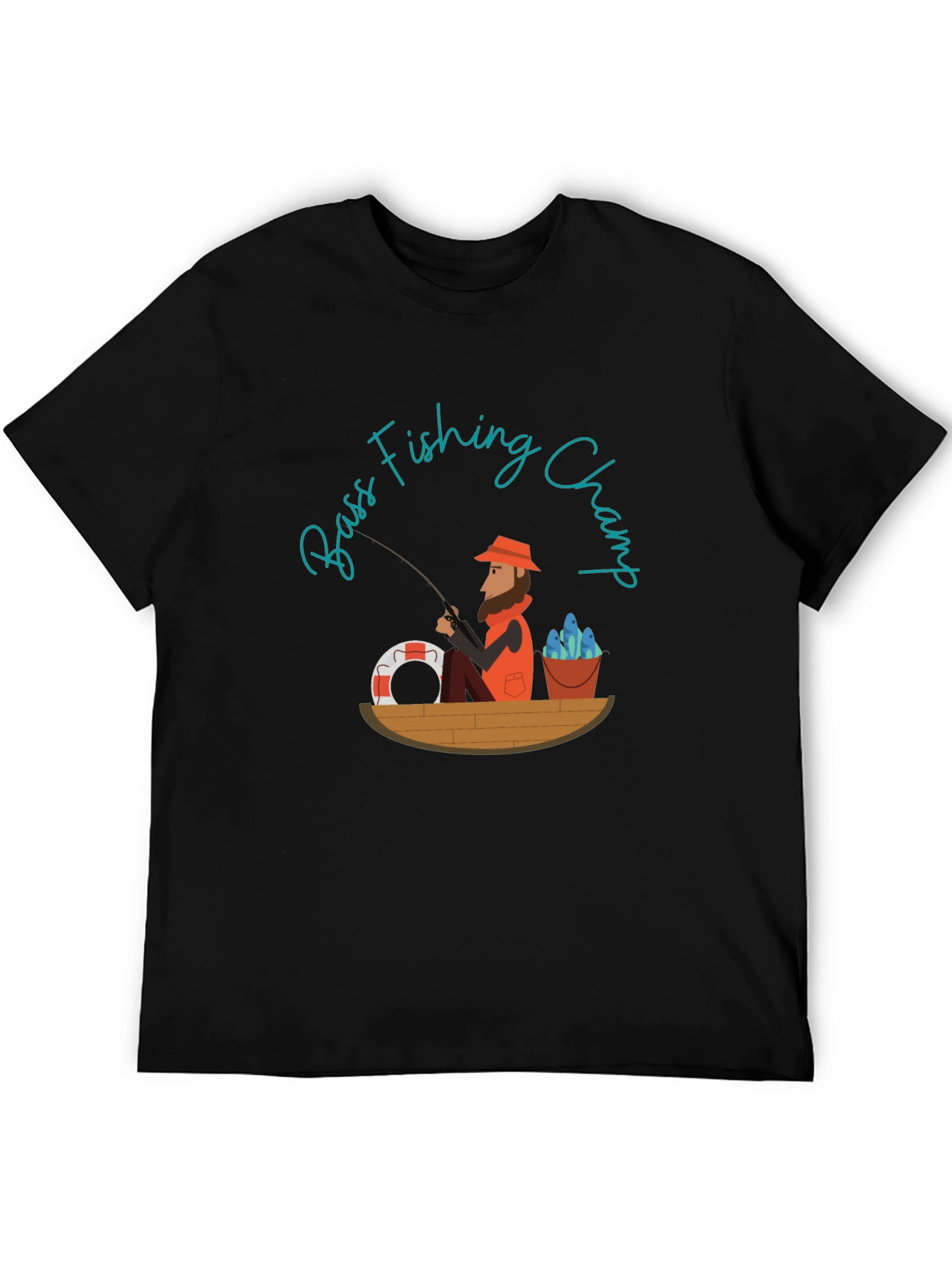 Bass Fishing Champ Graphic Tee