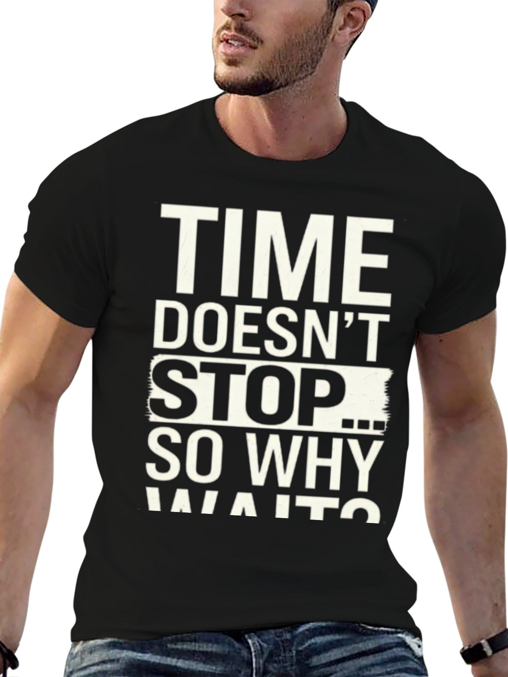 Time Doesnt Stop Graphic T-Shirt