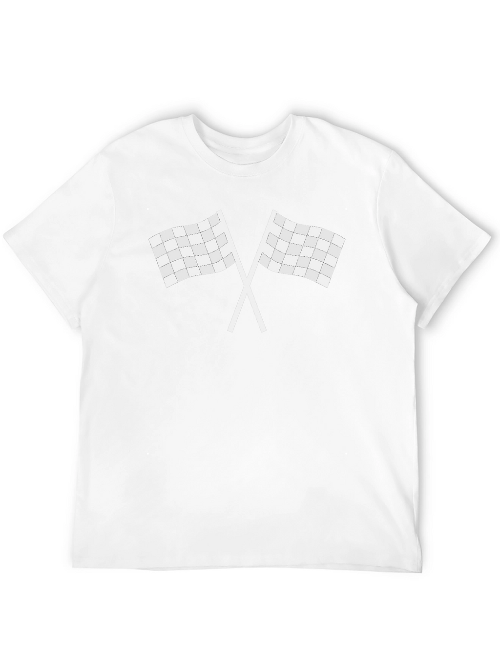 Checkered Flag Graphic Tee - Racing Fan T-Shirt