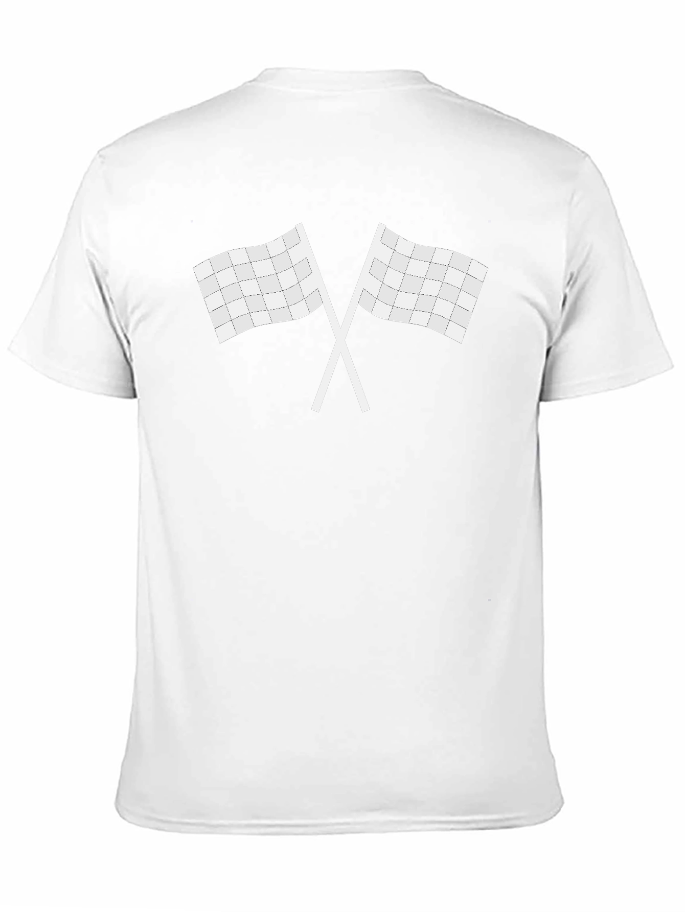 Checkered Flag Graphic Tee - Racing Fan T-Shirt