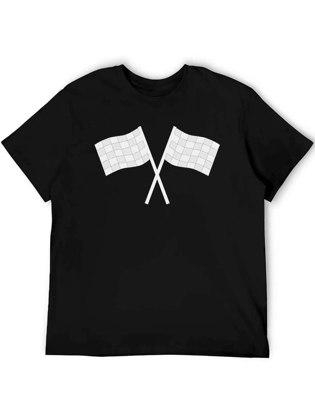 Checkered Flag Graphic Tee - Racing Fan T-Shirt