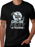 Drone Pilot in Training Black T-Shirt