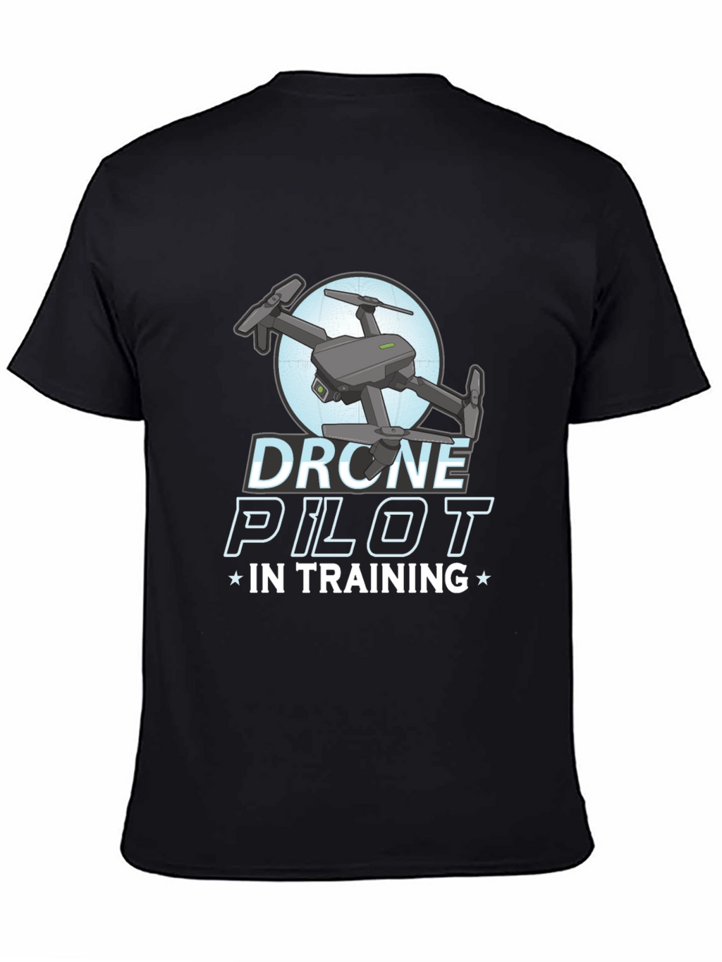 Drone Pilot in Training Black T-Shirt
