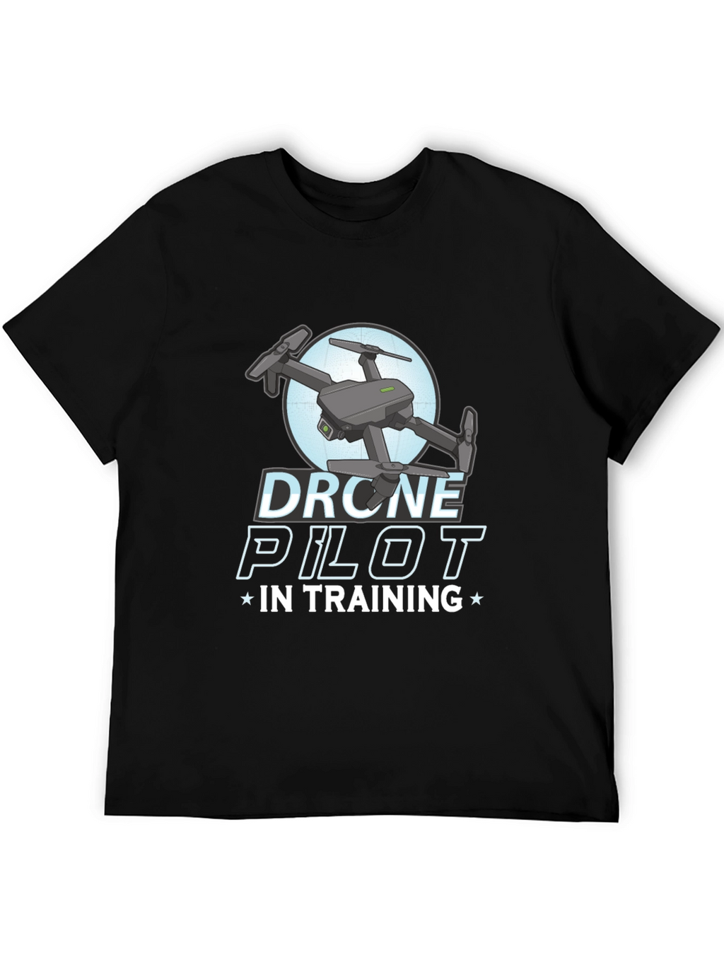 Drone Pilot in Training Black T-Shirt
