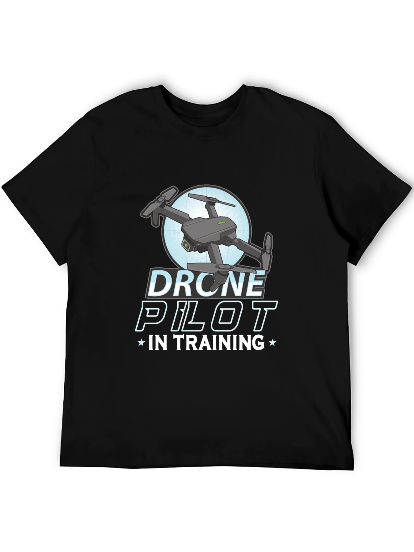 Drone Pilot in Training Black T-Shirt
