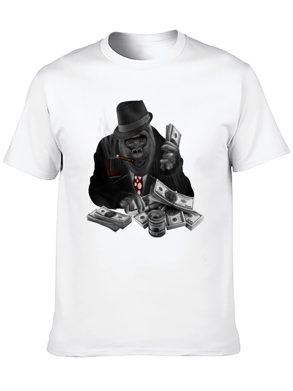 Gorilla Gangster Graphic Tee - Black