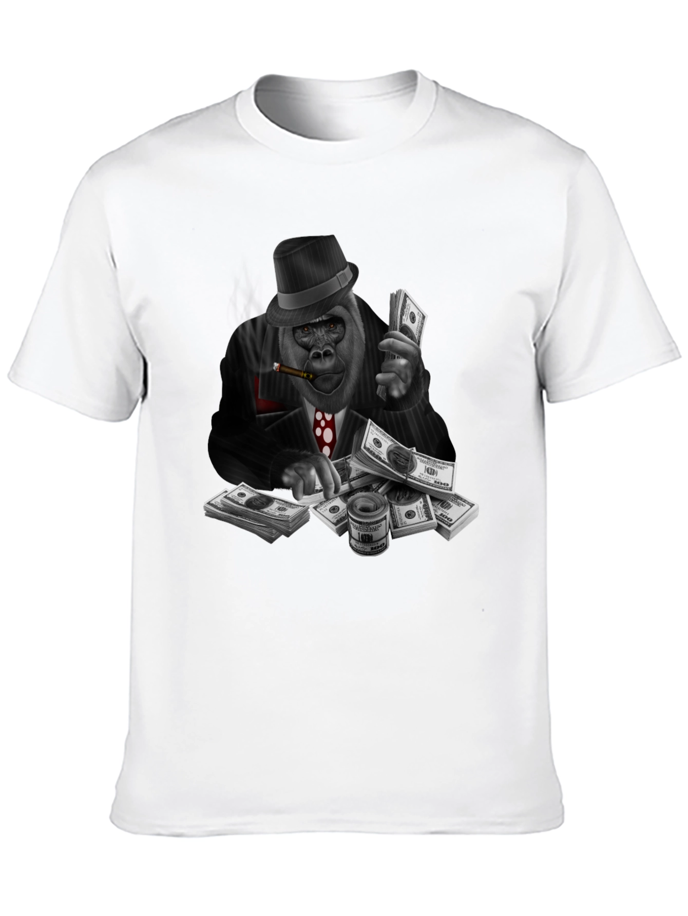 Gorilla Gangster Graphic Tee - Black