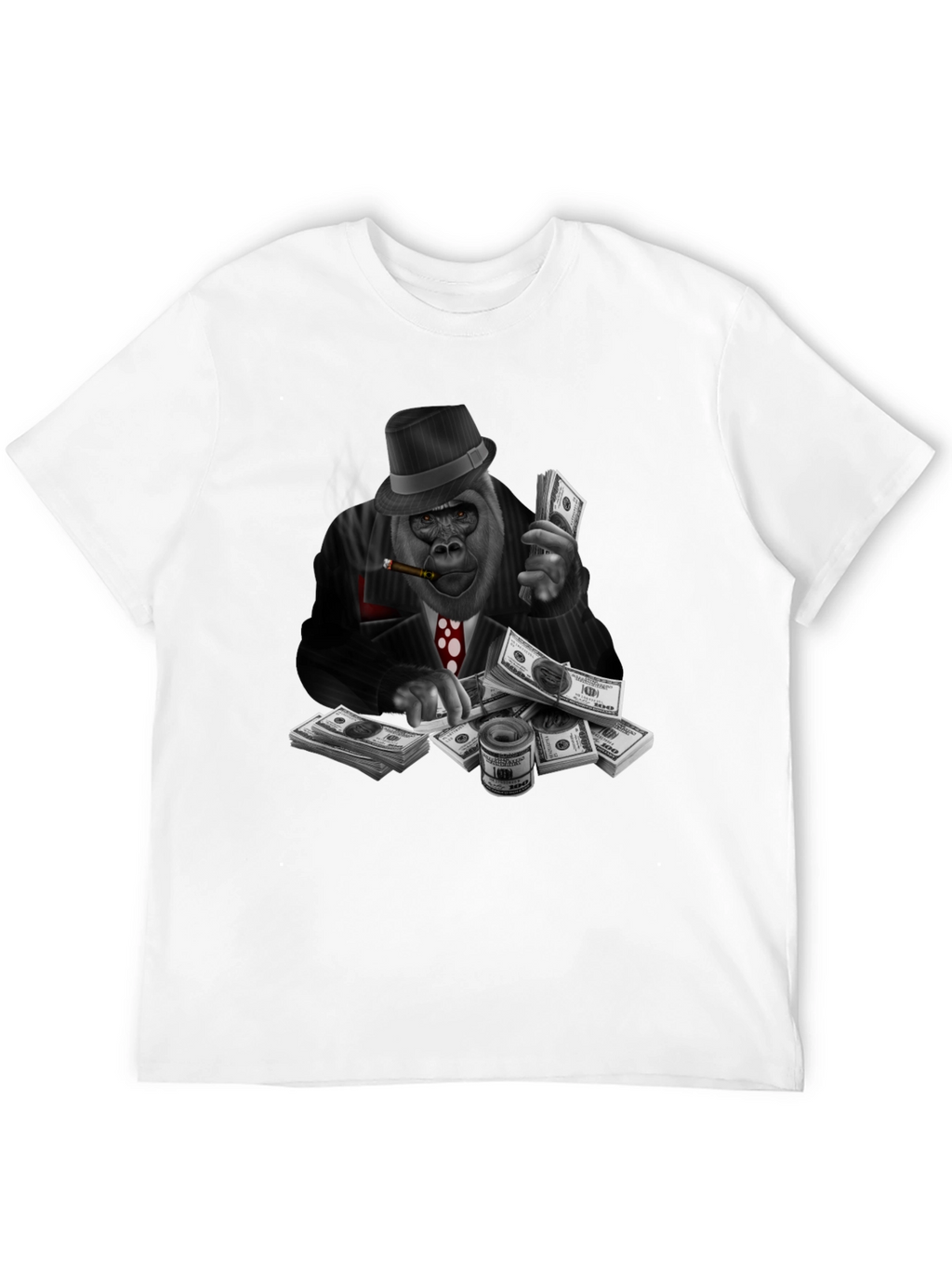 Gorilla Gangster Graphic Tee - Black