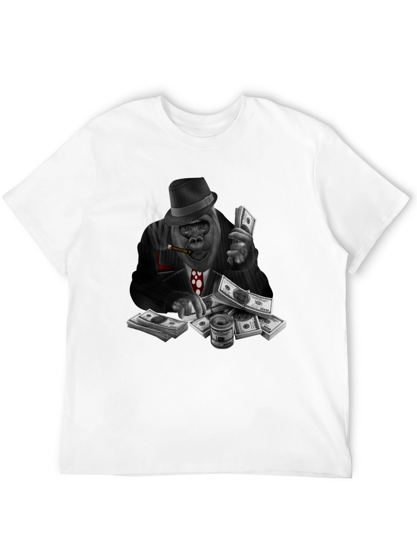 Gorilla Gangster Graphic Tee - Black