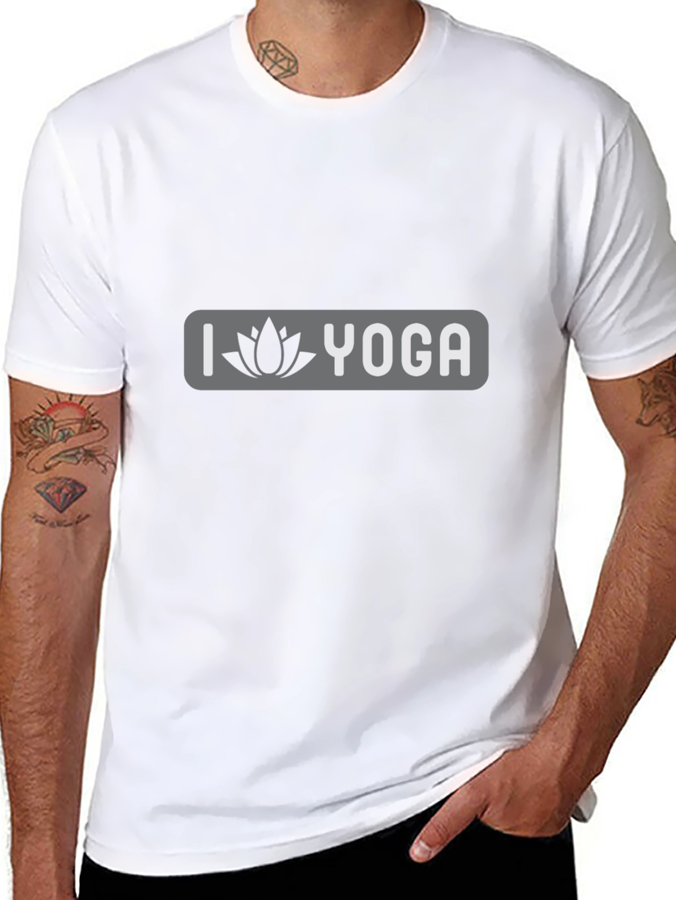 I Love Yoga Graphic T-Shirt - Comfortable & Stylish
