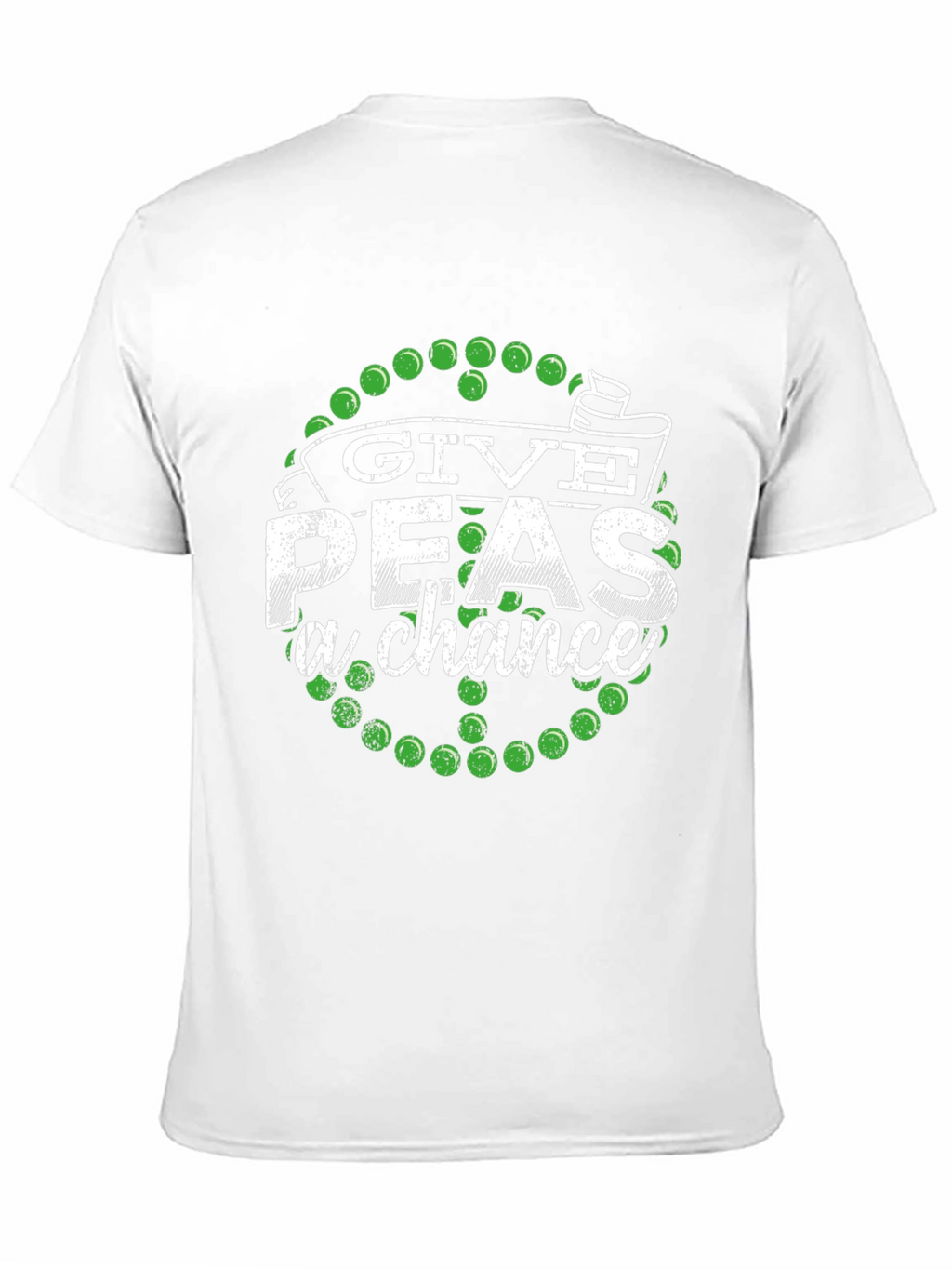 Give Peas a Chance Graphic Tee - Black