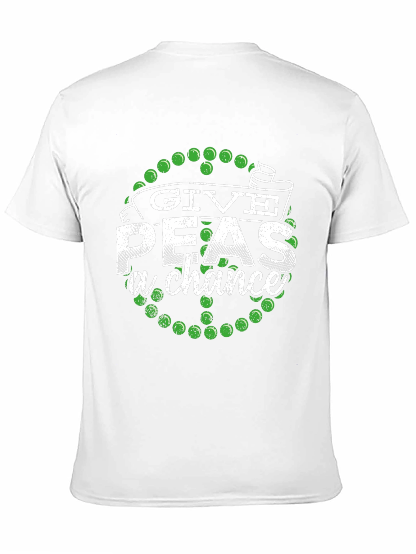 Give Peas a Chance Graphic Tee - Black