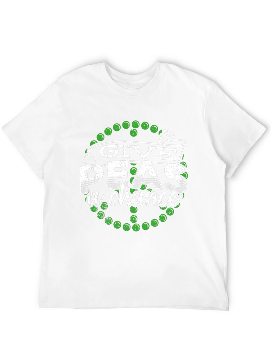 Give Peas a Chance Graphic Tee - Black