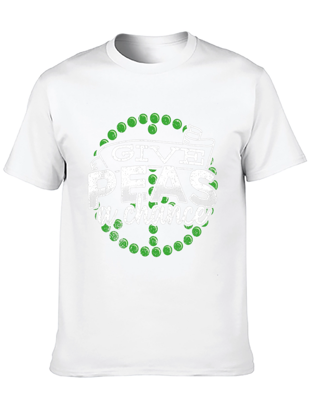 Give Peas a Chance Graphic Tee - Black