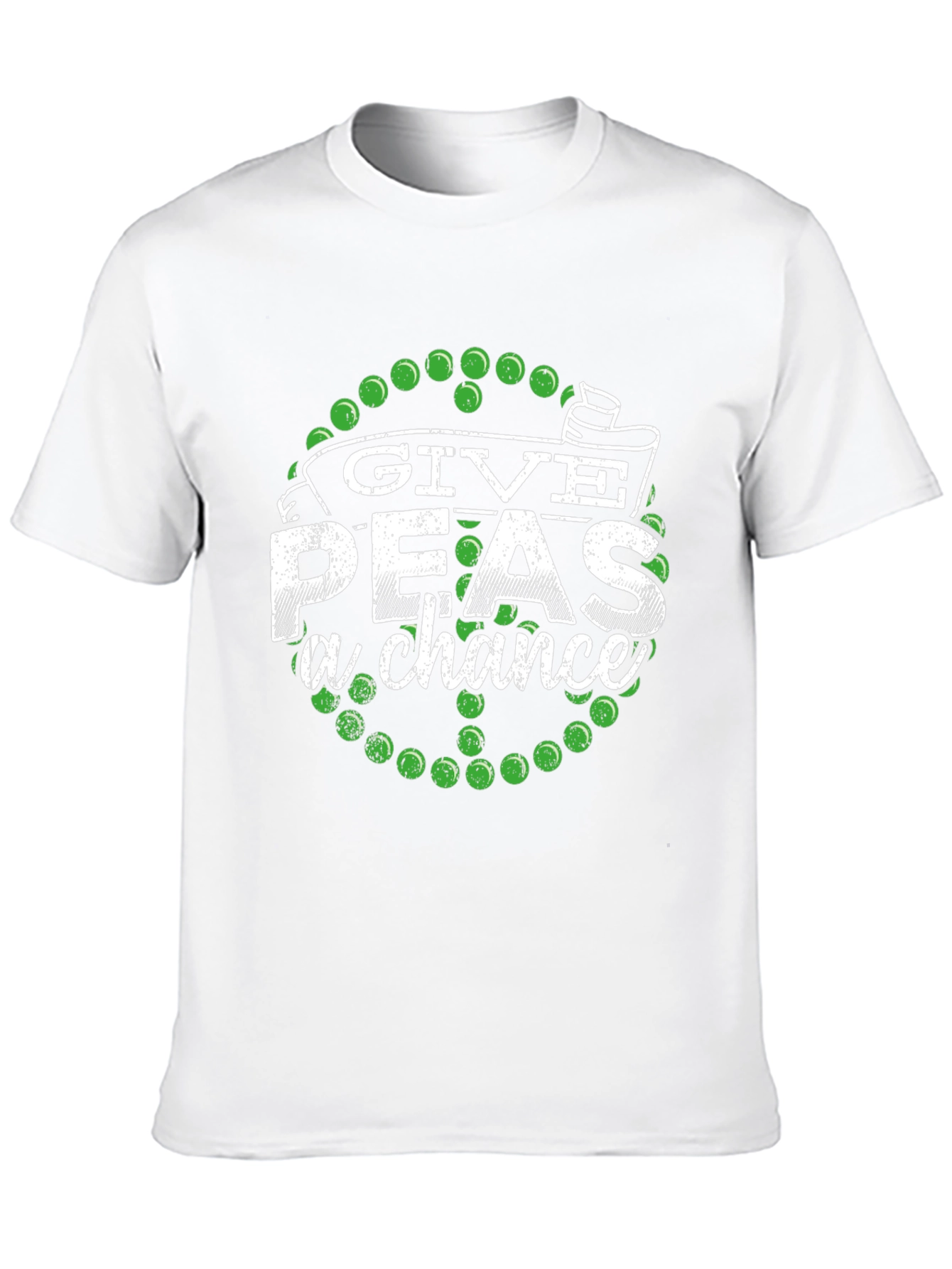 Give Peas a Chance Graphic Tee - Black