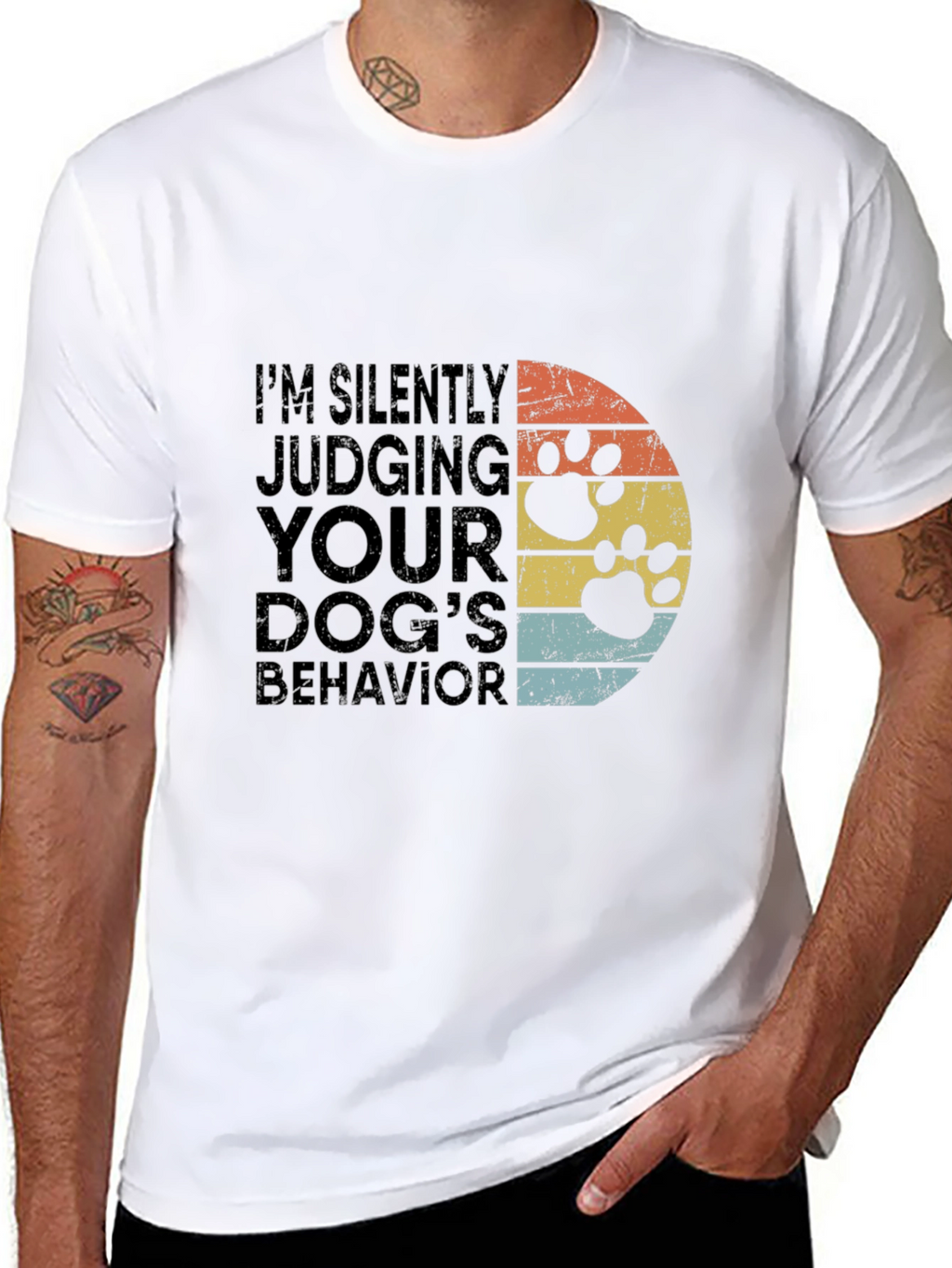 Silently Judging Dogs Behavior T-Shirt