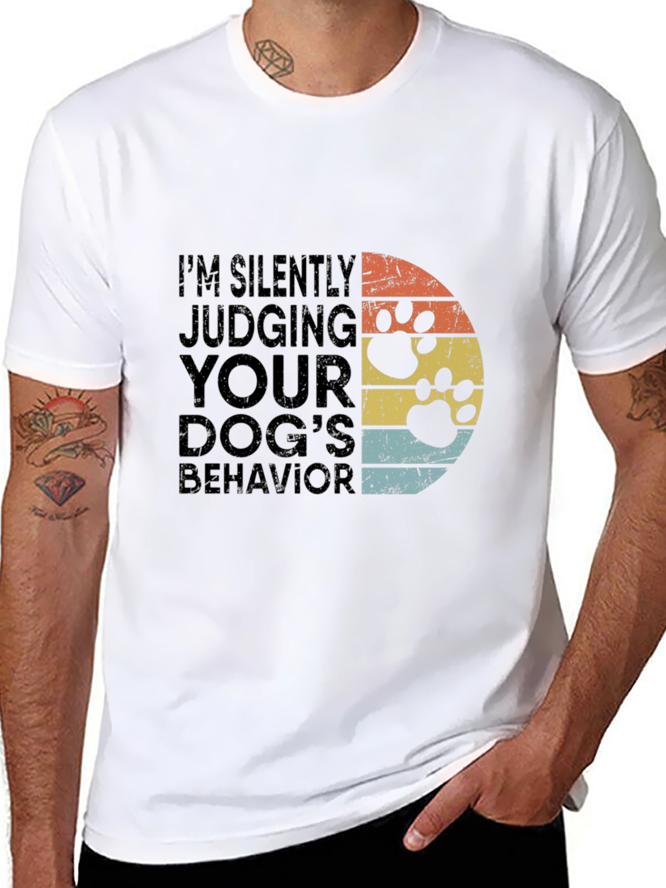 Silently Judging Dogs Behavior T-Shirt