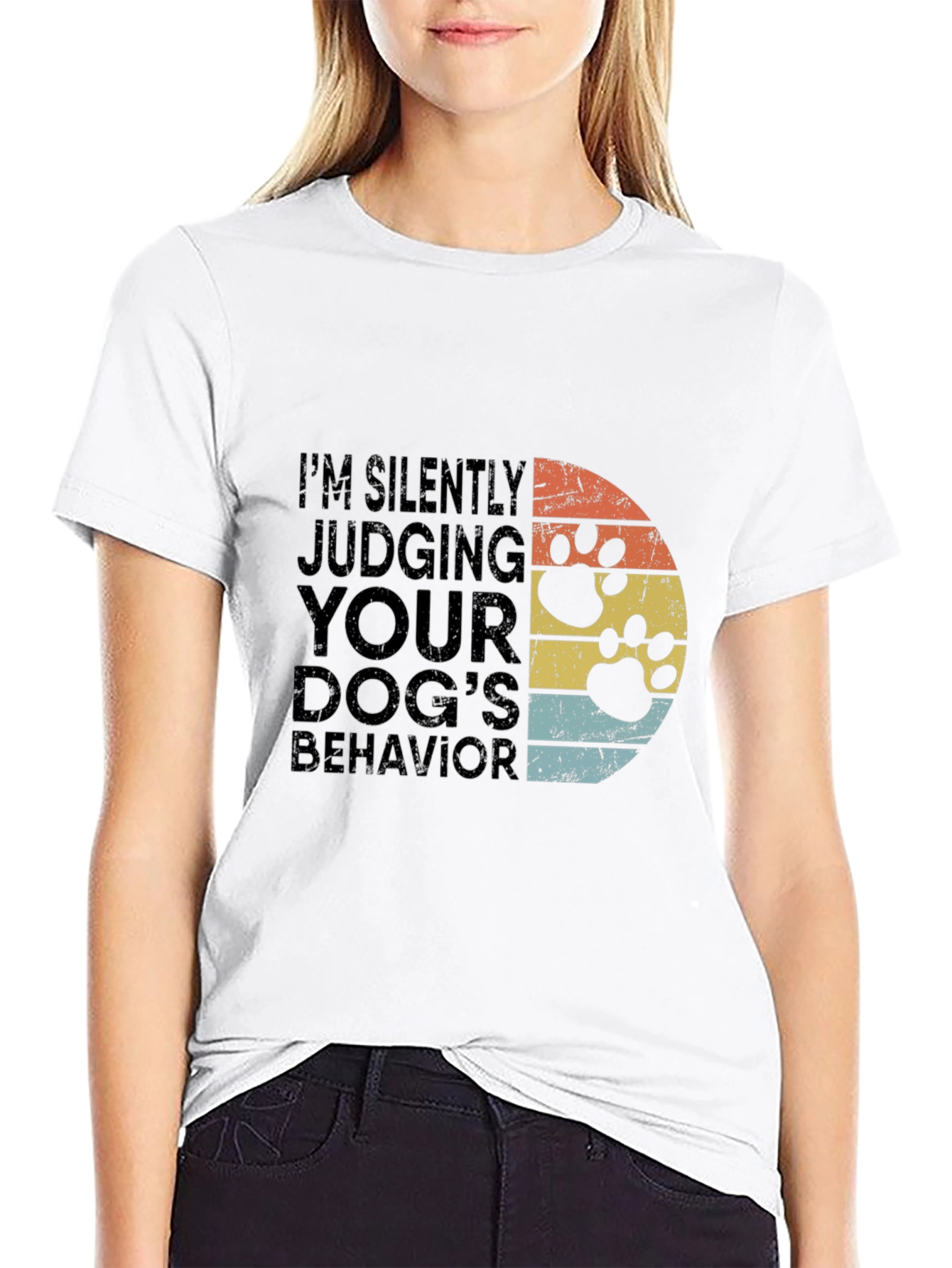 Silently Judging Dogs Behavior T-Shirt