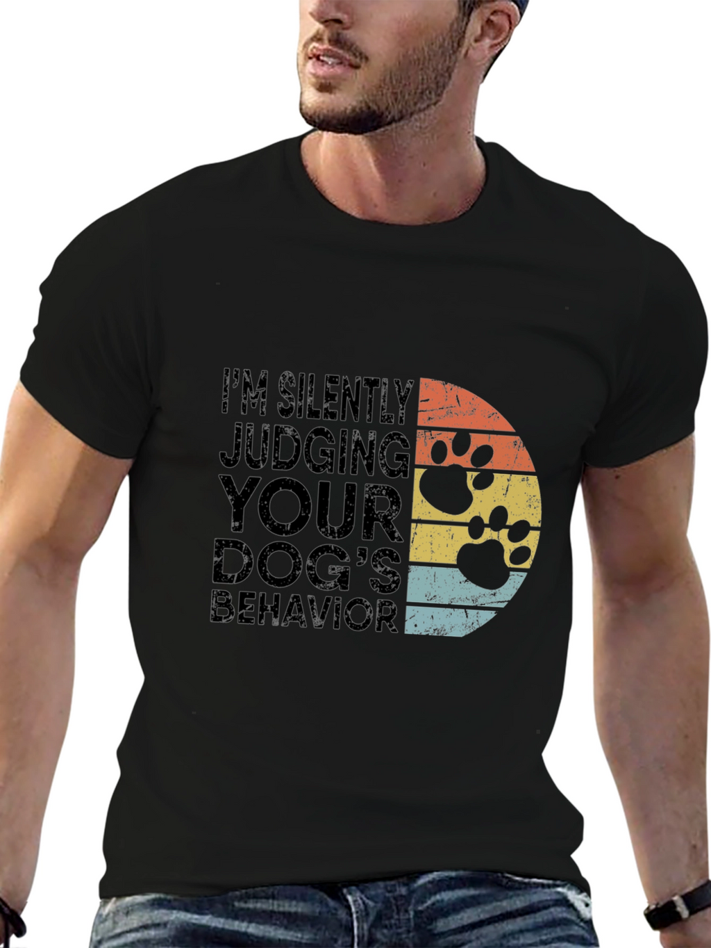 Silently Judging Dogs Behavior T-Shirt