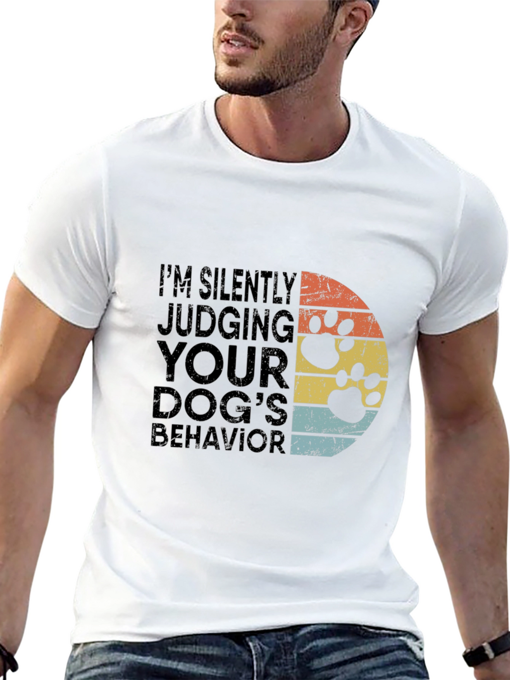 Silently Judging Dogs Behavior T-Shirt