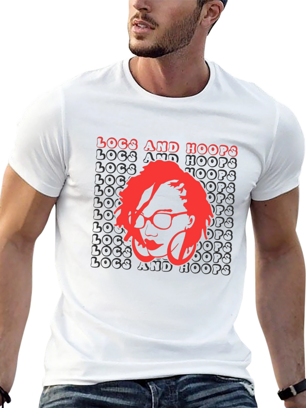 Locs and Hoops Graphic T-Shirt - Unisex
