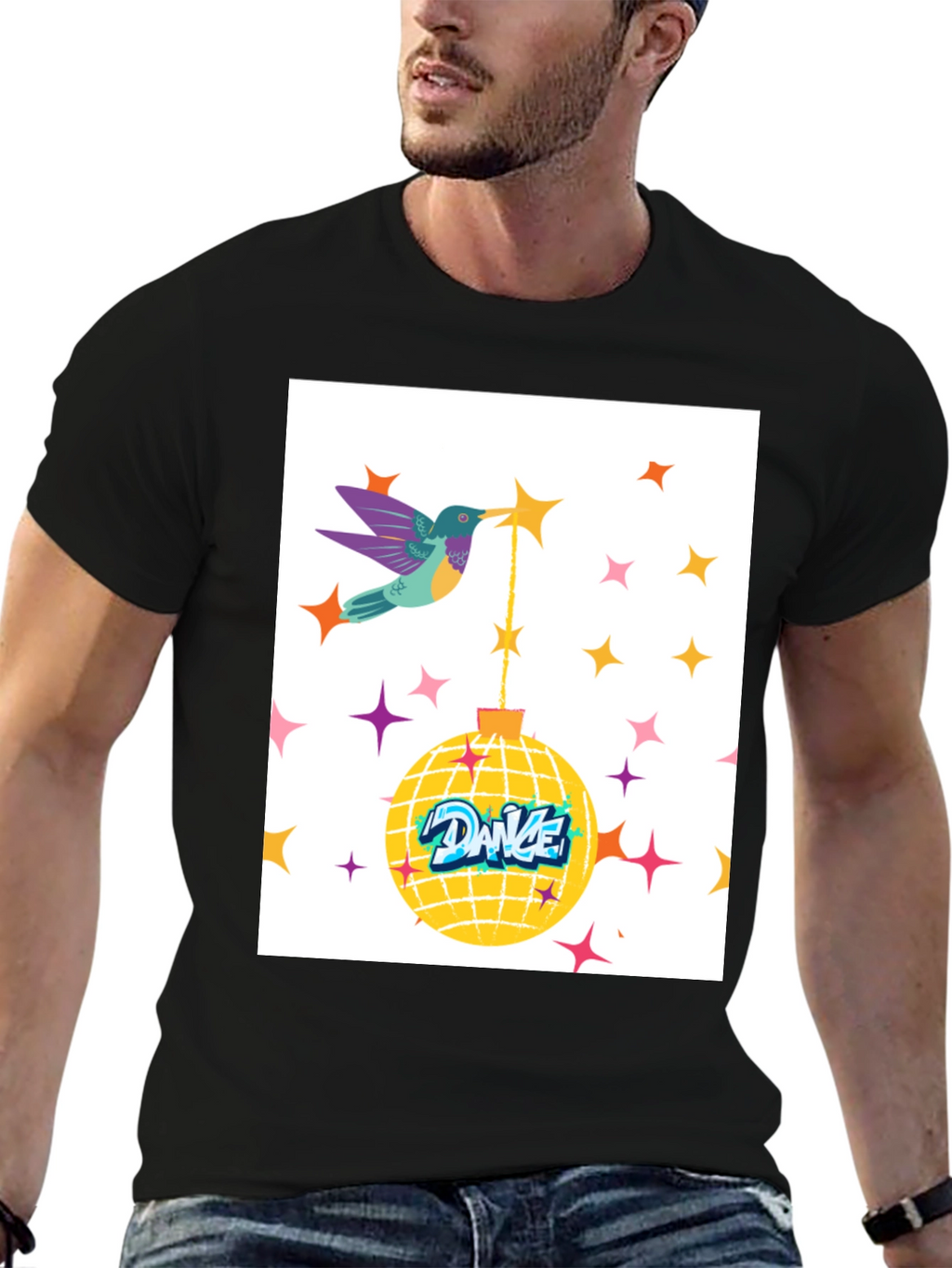 Hummingbird Dance Disco Graphic Tee
