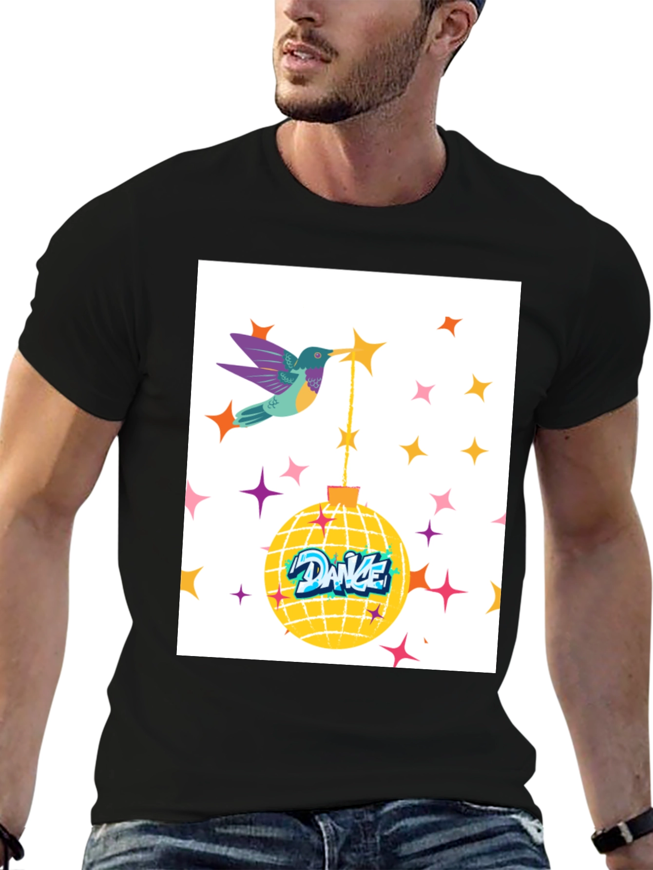Hummingbird Dance Disco Graphic Tee