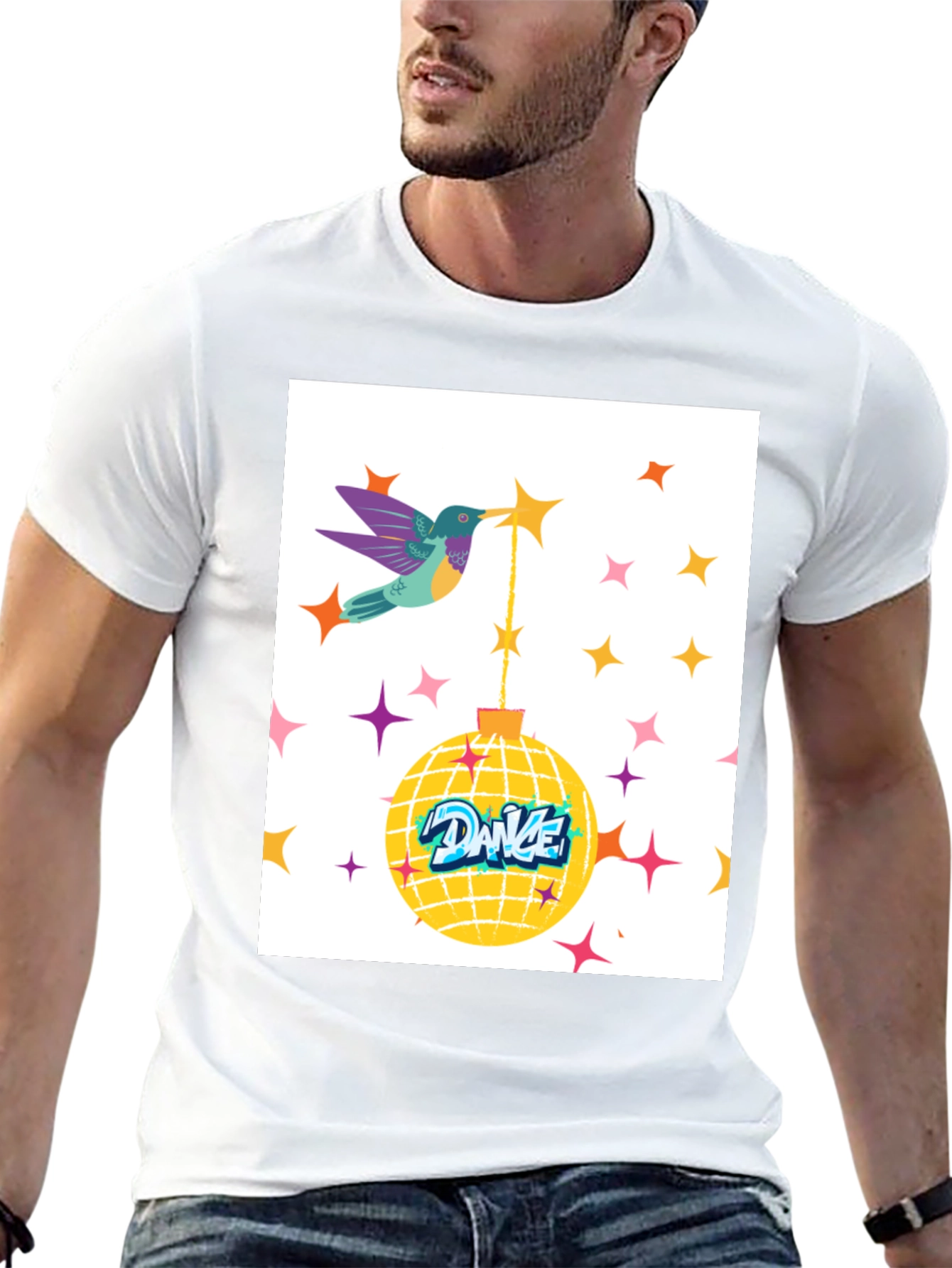 Hummingbird Dance Disco Graphic Tee