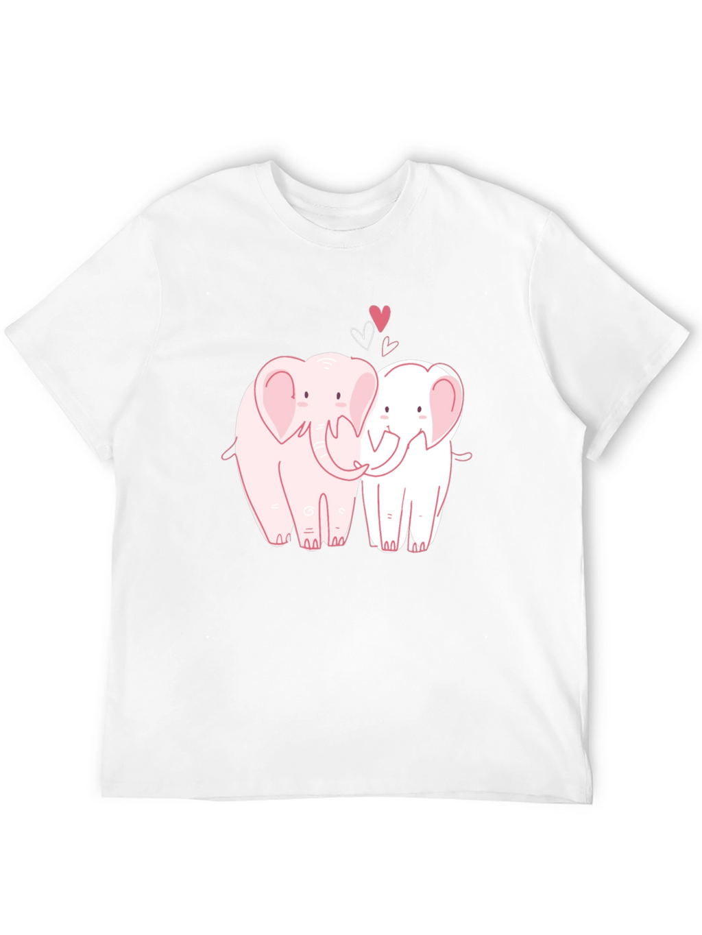 Elephant Love T-Shirt - Sweet Couple Design