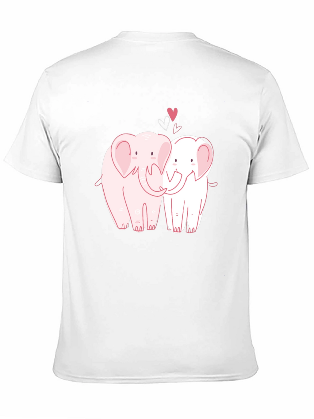 Elephant Love T-Shirt - Sweet Couple Design