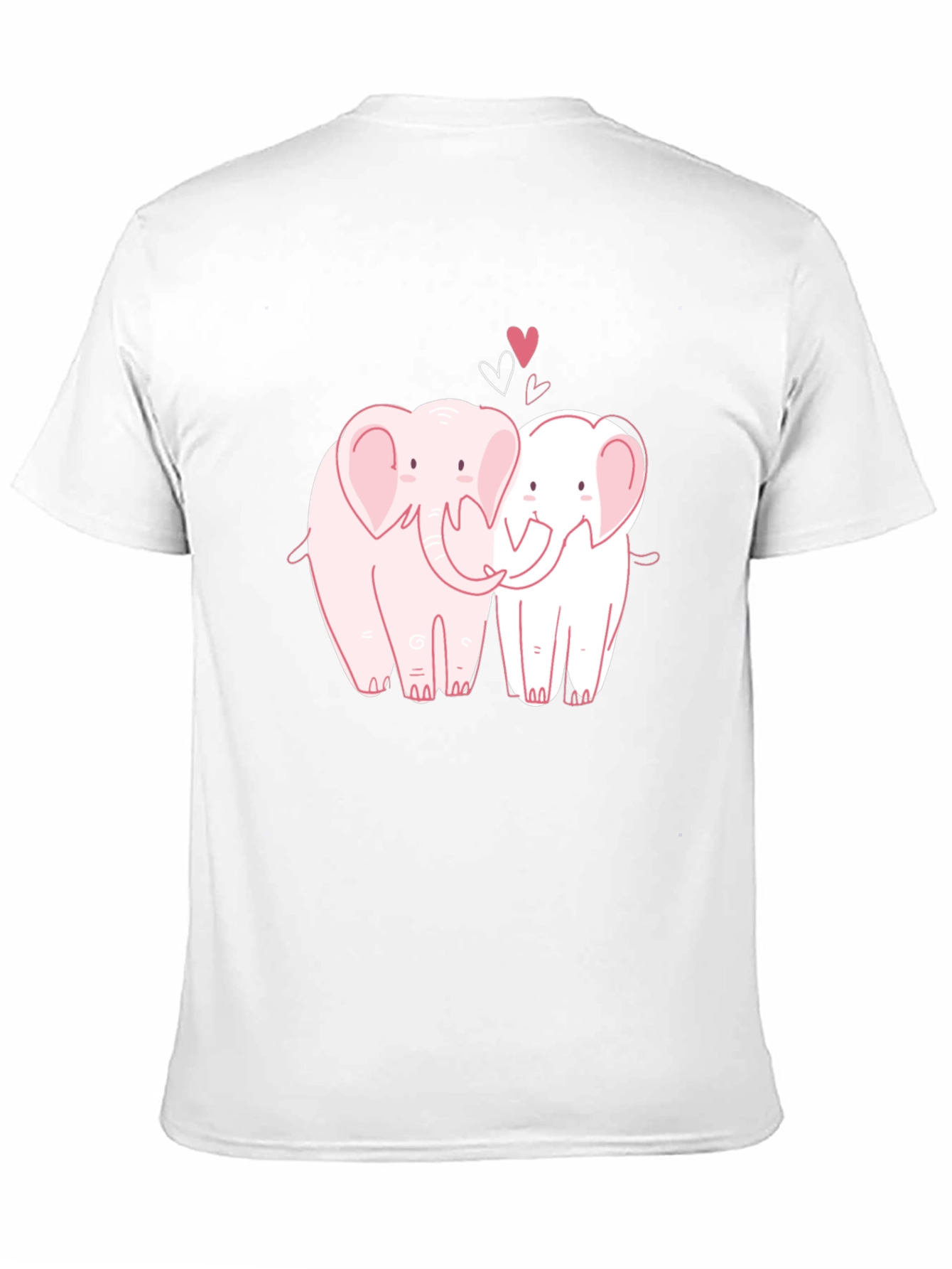 Elephant Love T-Shirt - Sweet Couple Design
