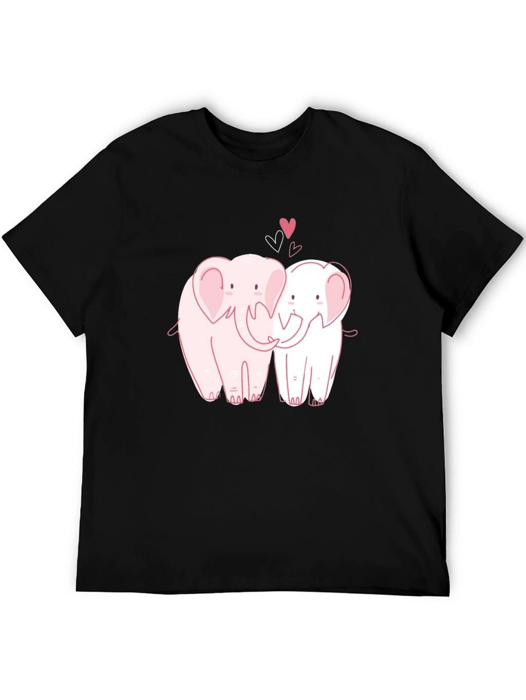 Elephant Love T-Shirt - Sweet Couple Design