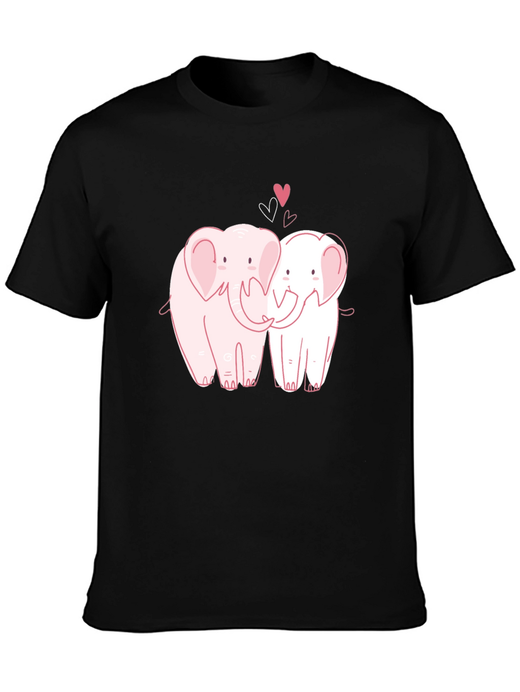 Elephant Love T-Shirt - Sweet Couple Design