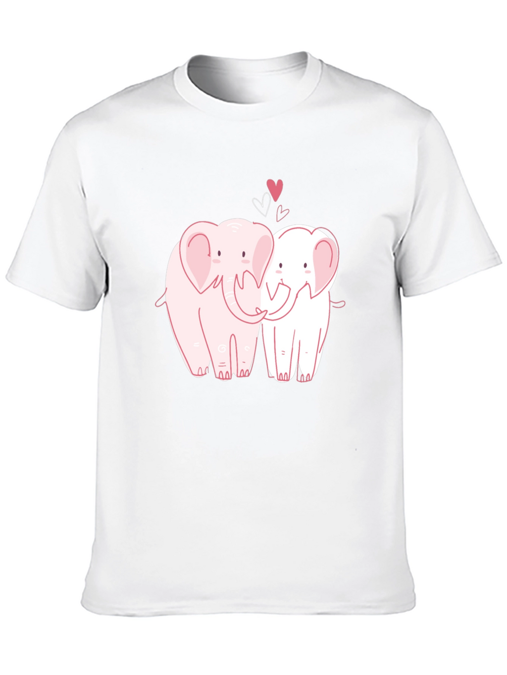 Elephant Love T-Shirt - Sweet Couple Design