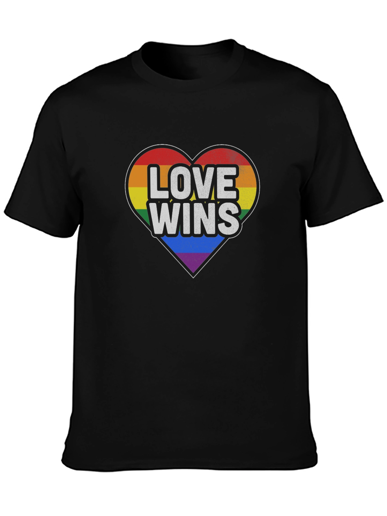 Love Wins Pride Heart T-Shirt