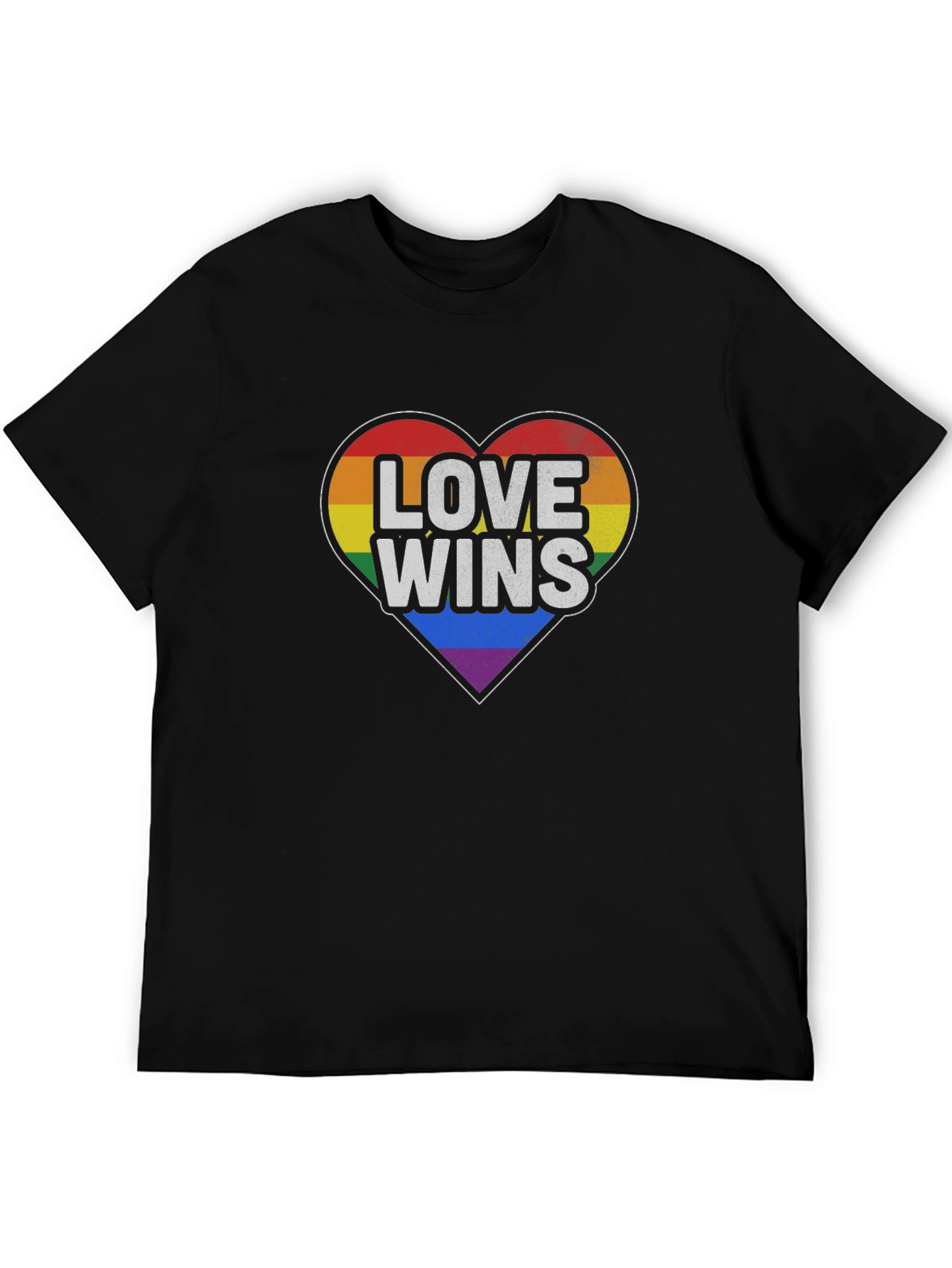 Love Wins Pride Heart T-Shirt
