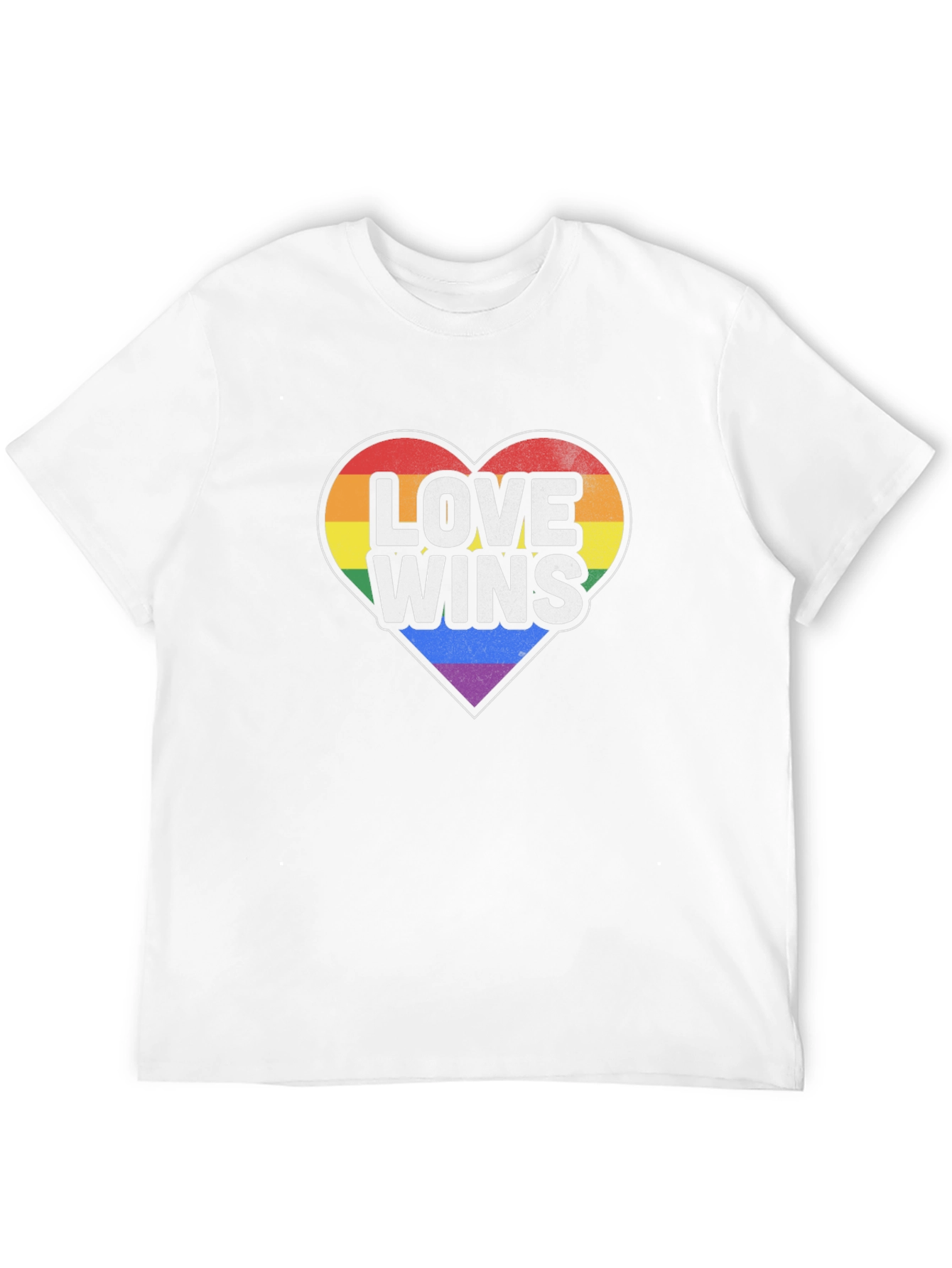 Love Wins Pride Heart T-Shirt