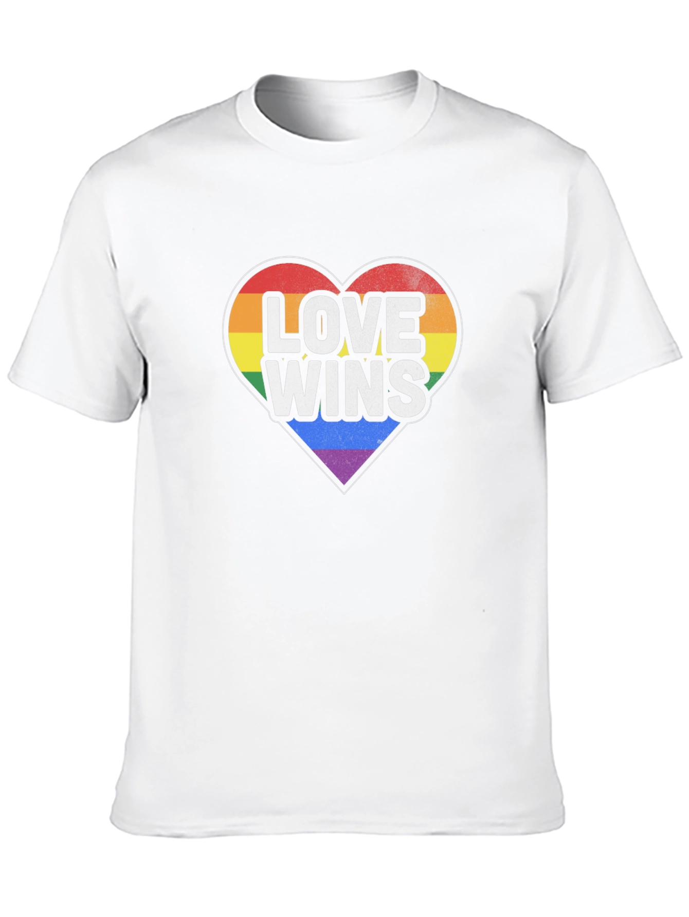 Love Wins Pride Heart T-Shirt
