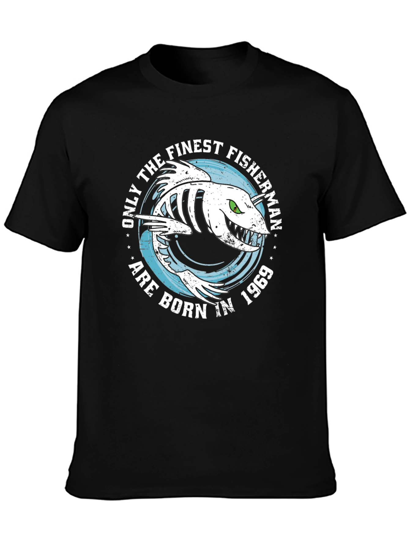 Finest Fisherman Born in 1969 Graphic T-Shirt