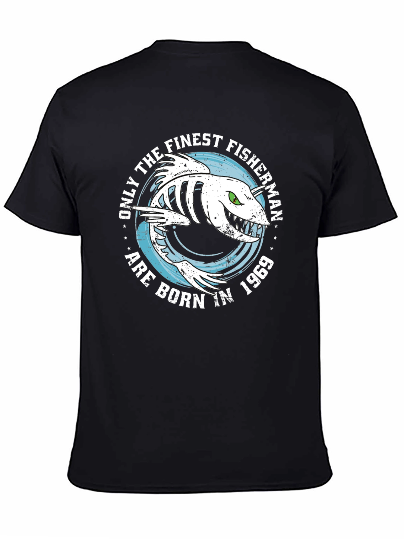 Finest Fisherman Born in 1969 Graphic T-Shirt