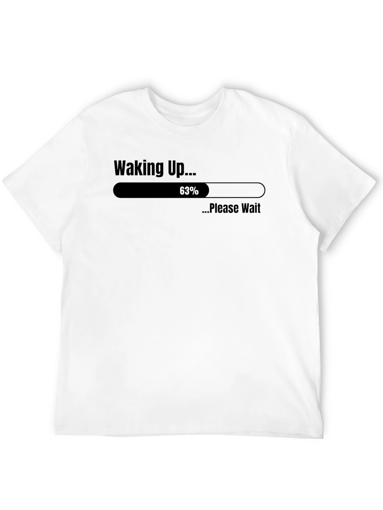 Waking Up Loading Funny T-Shirt