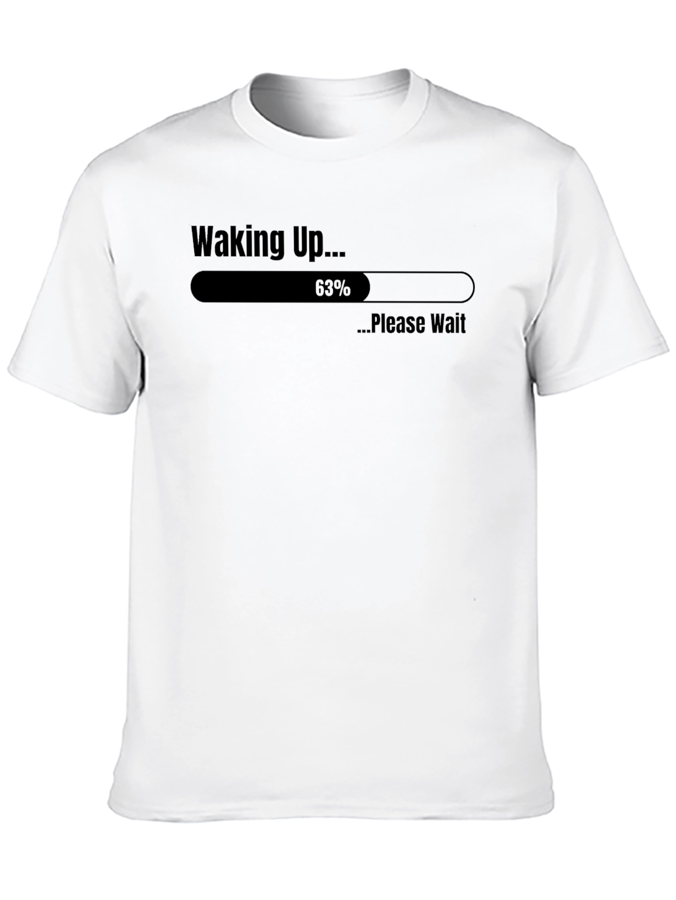 Waking Up Loading Funny T-Shirt