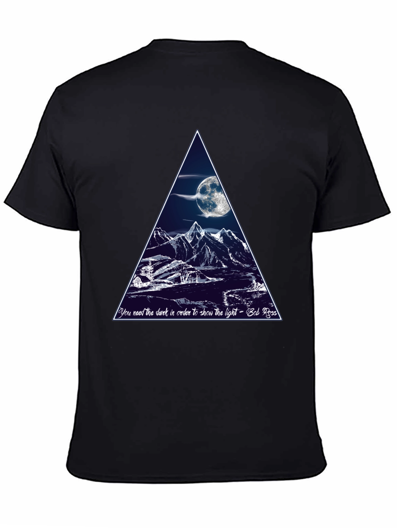 Bob Ross Moon Mountain T-Shirt