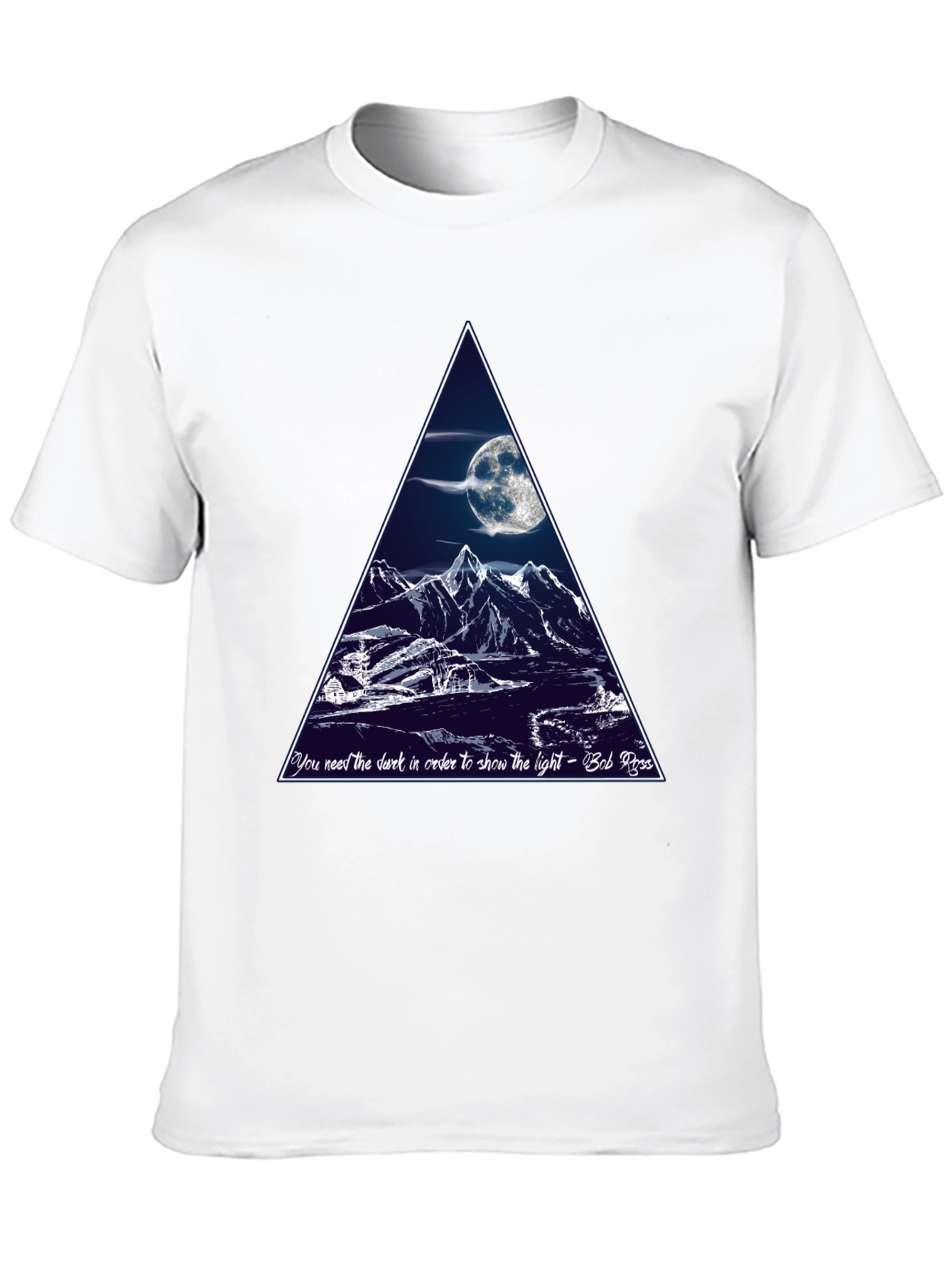 Bob Ross Moon Mountain T-Shirt